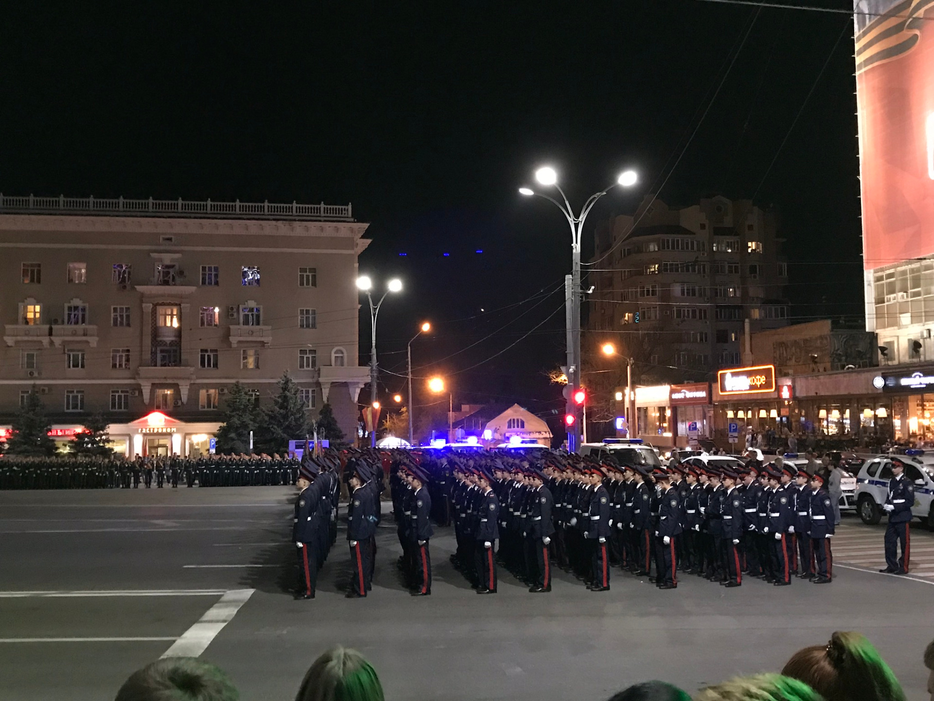 Rostov am Don am Parade üben für den 9. Mai